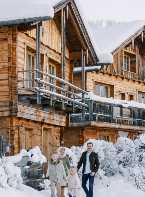 Familie Unterkofler im Chaletdorf BERGHERZ