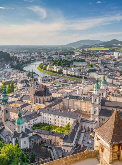 Salzburg Stadt - Mozartstadt Salzburg in Österreich - traumhafte Lage - Highlight in Österreich