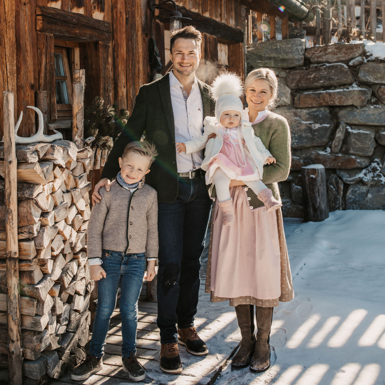 Familie Unterkofler vom Almdorf BERGHERZ